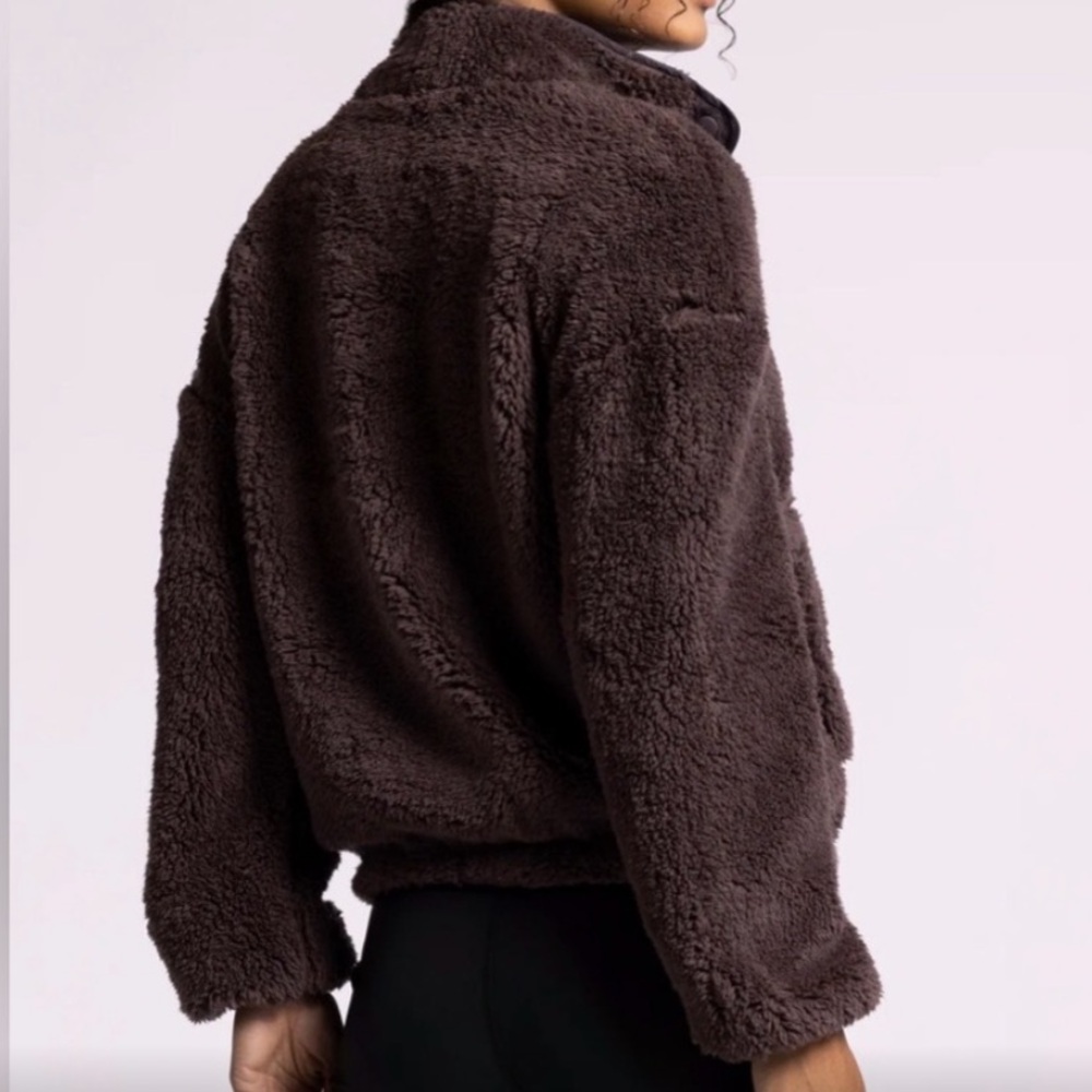 New Brown Teddy Jacket - Picture 3 of 8